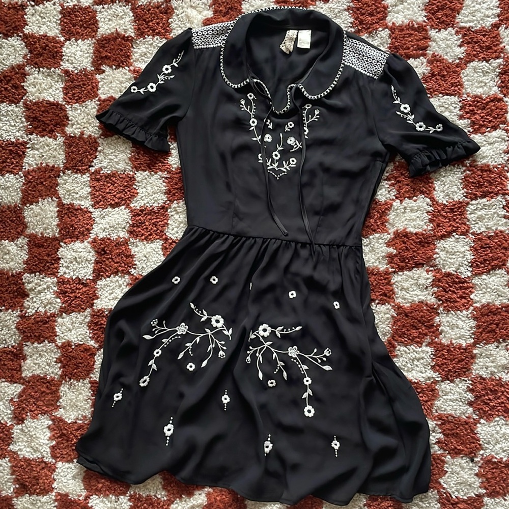 H&M Embroidered Dress